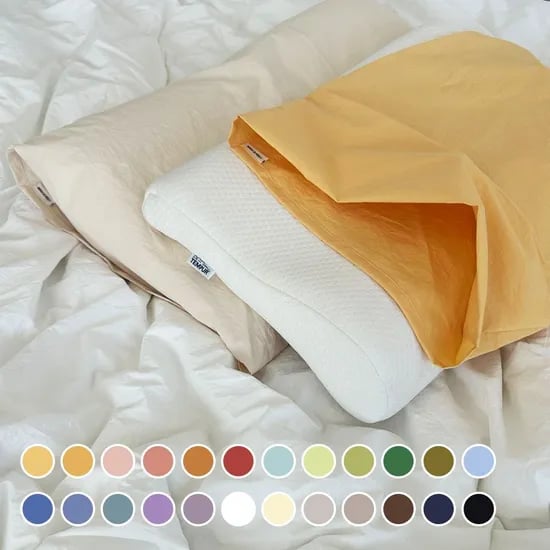 템퍼 순면 베개커버 30color 3050 오리지날 밀레니엄 에르고 라텍스 메모리폼