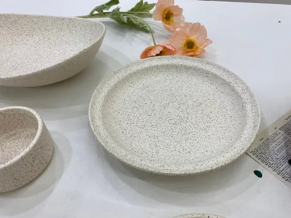 다피 도자기 페릴라 시리즈 원형 접시 (L) (22cm)