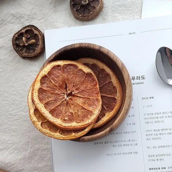 1+1 나무 우드접시 요거트볼 예쁜그릇 샐러드볼 플레이트 15cm (낮은볼2호)
