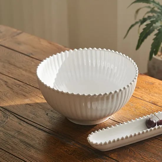 화이트펄  샐러드볼 27cm