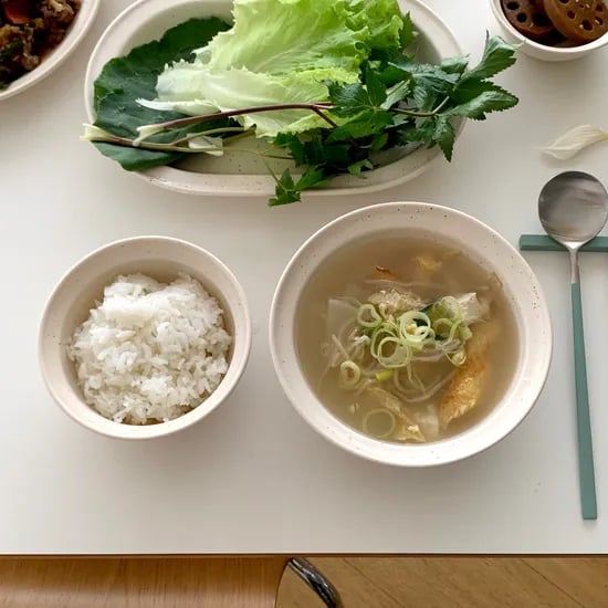 아이보리앤도트 모던한식 공기 밥그릇 신혼식기