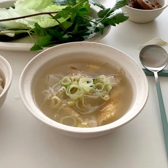 아이보리앤도트 모던한식 대접 국그릇 신혼식기