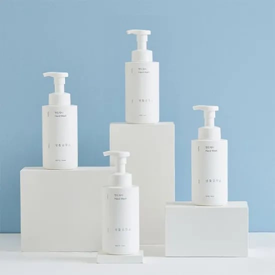 핸드워시 용기 500ml x 1개+리필 400ml x 3개 (향선택)