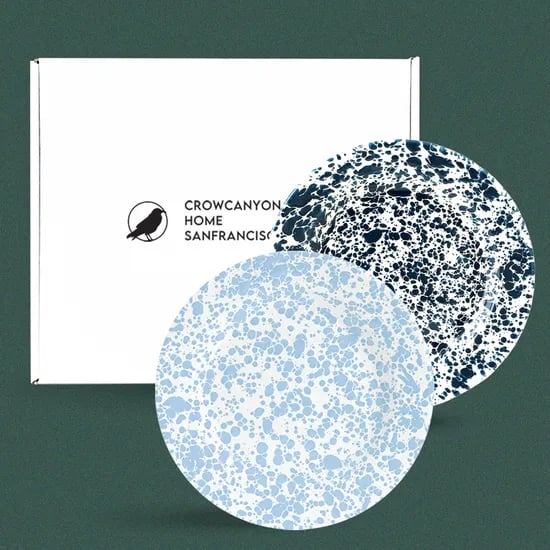 선물포장 D20 마블 디너 플레이트 2P 세트 (6color)