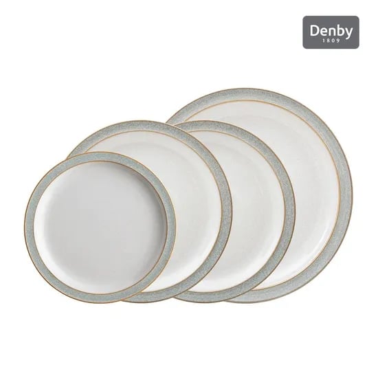 엘레멘츠 플레이트 4P 세트 (4colors) 라이트,그린,내추럴,사바나핑크