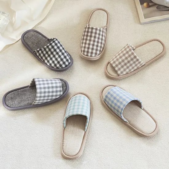 국내생산 4중 쿠션 도톰한 멜란체크 층간소음 슬리퍼 6colors 3size 12,900원