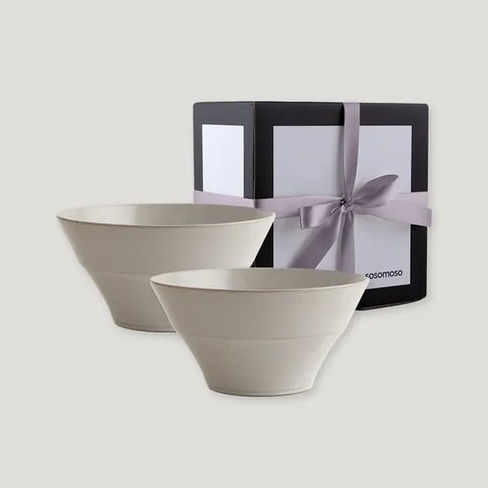 단 면기 2P 선물세트 (4 colors) 고급리본포장 단아한 국산 그릇