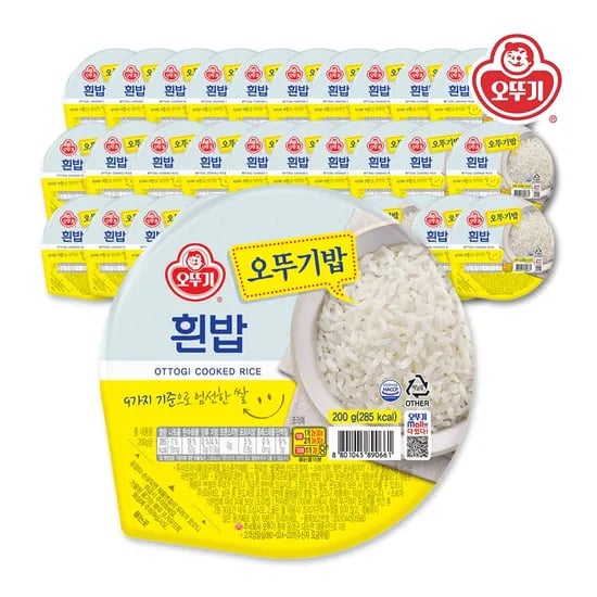 오뚜기밥 흰밥 200g*36개(1박스)