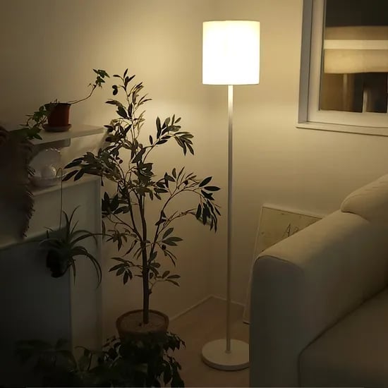 패브릭 플로어 LED 장스탠드 거실 조명 빈티지(3색상/9단 밝기조절)