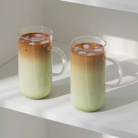 언더라운드 내열 글라스 머그 650ml 2P세트 / 맥주잔 유리컵