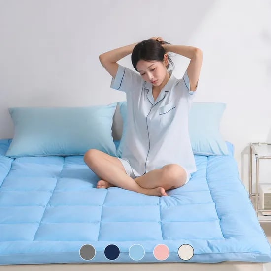 아이스모찌 쿨링 밴딩형 냉감 토퍼 패드 SS/Q 5colors