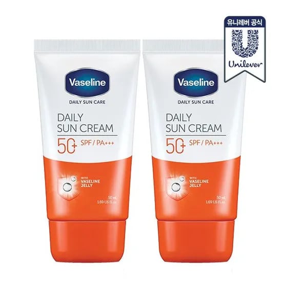 바세린 혼합자차 데일리 선크림 50ml 2개
