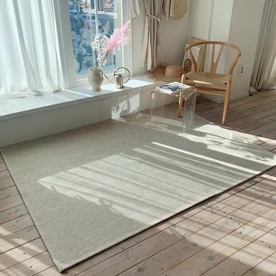 헤링본 사이잘룩 사계절러그 카페트 (3sizes, 2colors)