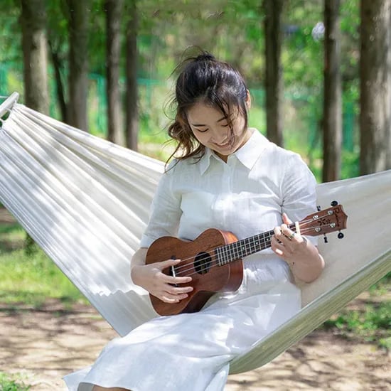 캔버스 해먹 공중 침대 그네 야외 휴대용 워먹 해먹 캠핑 차박