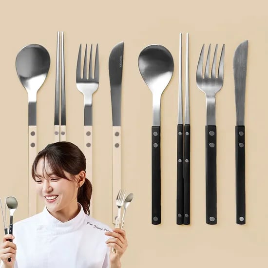 안심수저 스텐 커트러리세트 한식/양식/디너/브레드 2P-4P