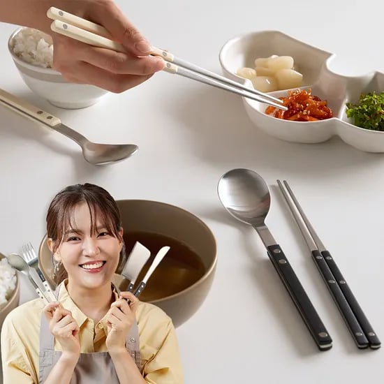 커트러리 한식수저세트(숟가락1P+젓가락1P) 1인-4인