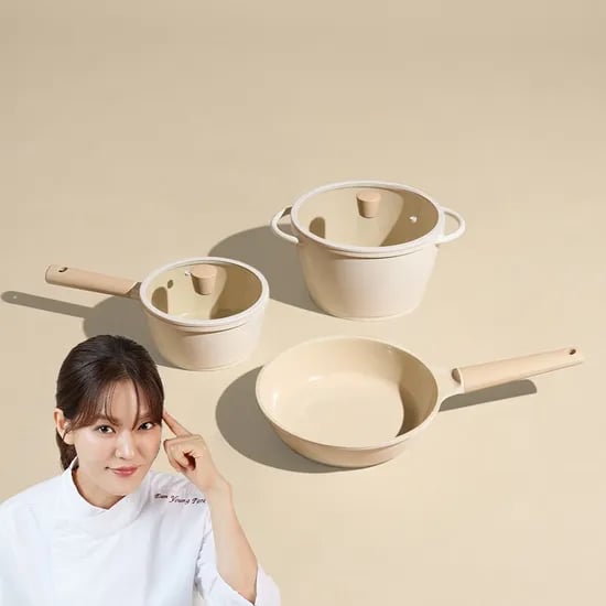 1인가구추천! 국산 인덕션겸용 세라믹 냄비&팬 2종/3종세트
