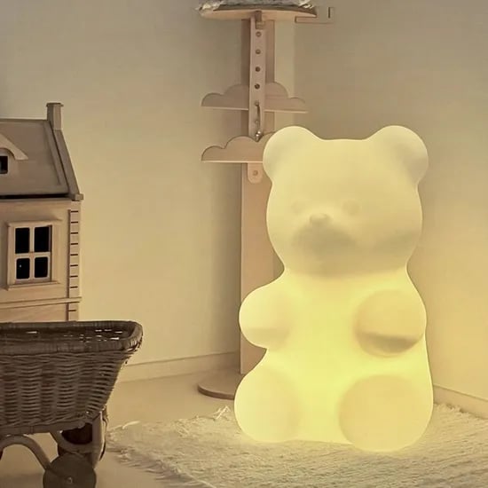 젤리곰 대형 무드등 아기방 조명 65cm(리모컨/빛색상/밝기조절)