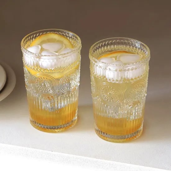 선플라워 하이볼잔 글라스 홈카페 345ml 2P세트 맥주잔 (선물포장) 물잔
