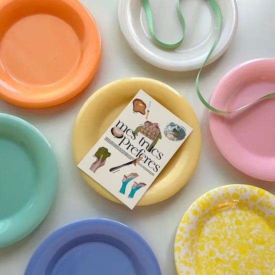 밀크소피 디저트플레이트 4color 브런치 카페 플레이팅 접시