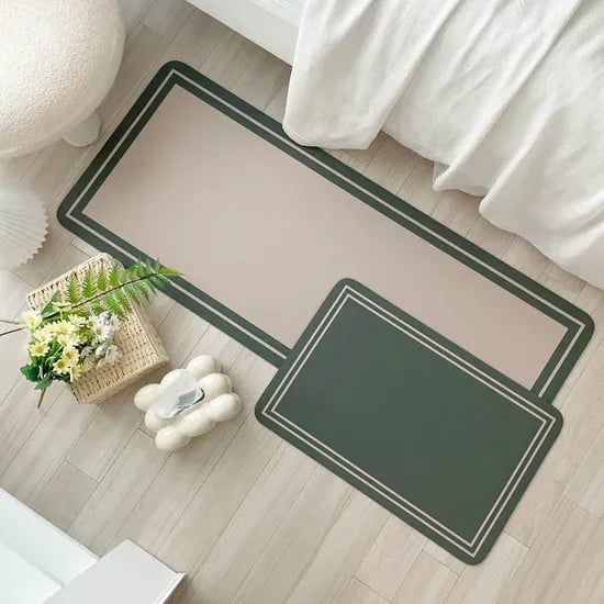 라인 샌드라인 빨아쓰는 규조토 발매트 3세대 화장실 욕실 주방매트 논슬립