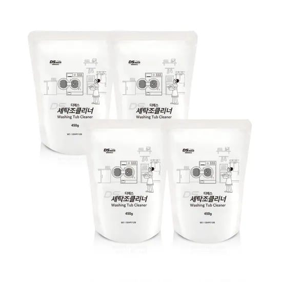 세탁조 클리너 450g x 4개입 대용량 1년치