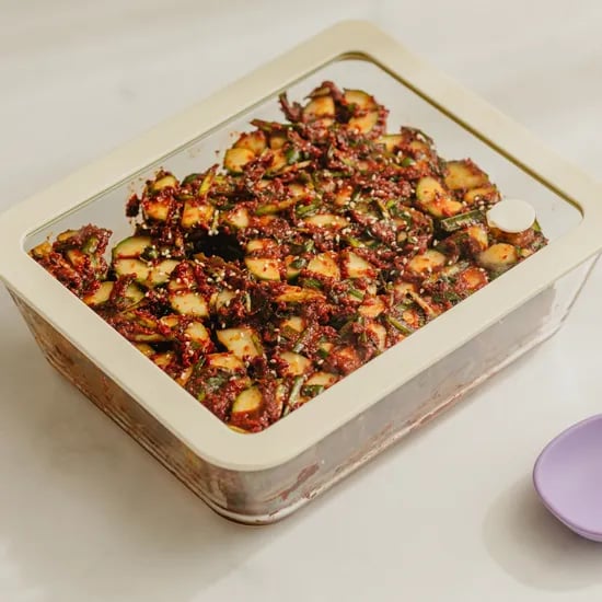 글림 내열유리 진공 밀폐용기 직사각 2600ml