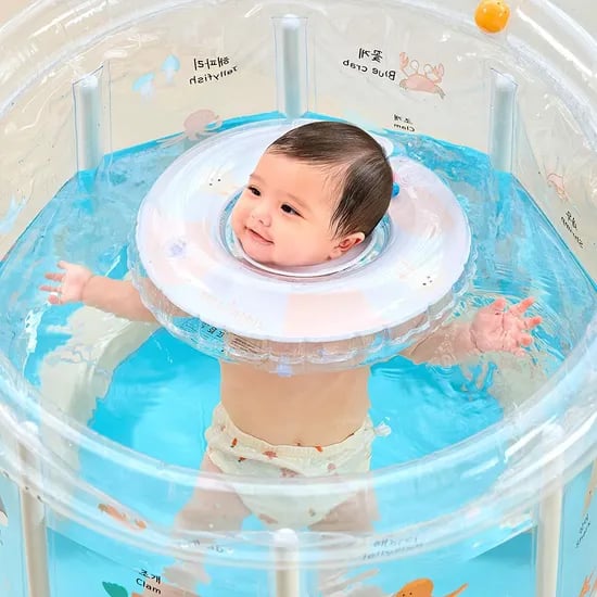 유아 어린이 조립형 풀장 바다친구 투명 아기 수영장