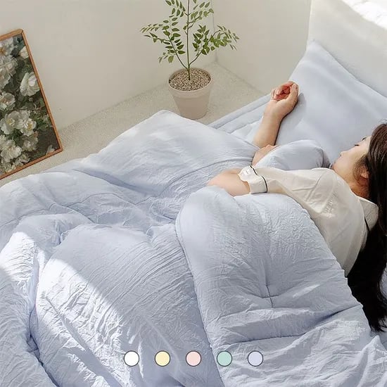 몽글몽글 마이크로 모달 워싱 부드러운 알러지 호텔 차렵이불세트 7컬러