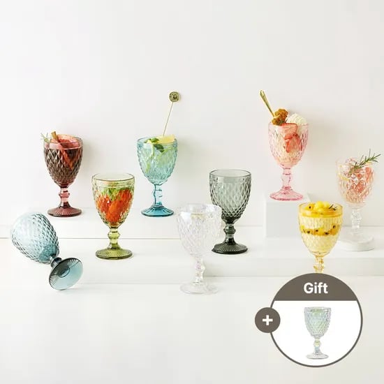 최종 7,000원 1+1 보스톤 고블렛 와인잔 (추가 1개 더 랜덤증정!)