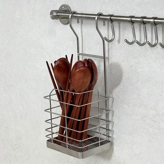 304 스텐 물빠짐 벽걸이 수저통 조리도구 빠짐 없음
