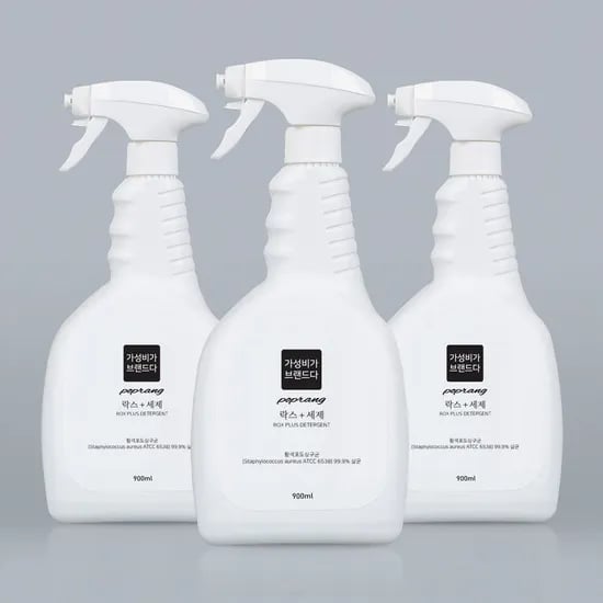 The 깨끗한 락스플러스 욕실세정제 플라워향 900ML x 3개