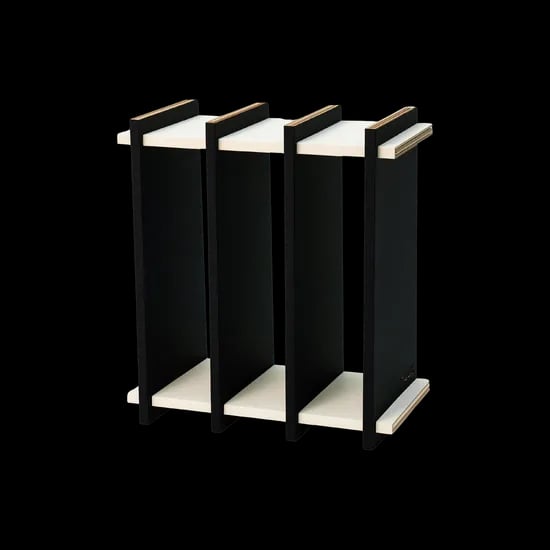 FLAT 003 Black / Ivory