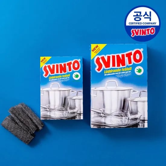 올인원 탄냄비 스틸울 수세미 100g+200g (30회 분량)