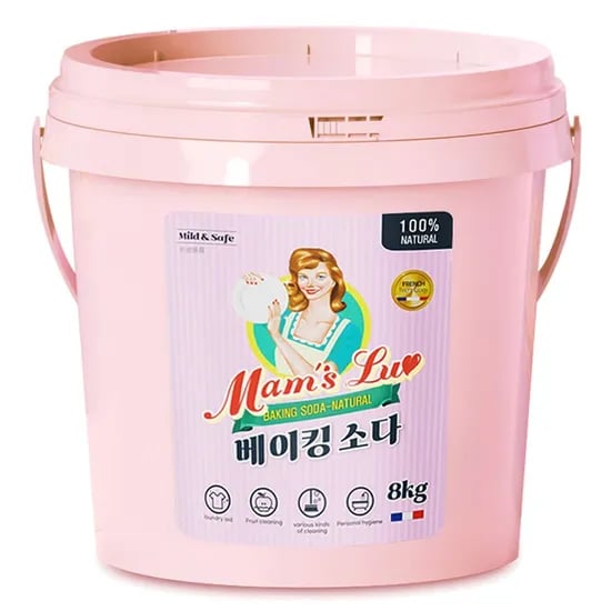 베이킹소다 버킷 8kg 프리미엄 다목적 세정제 대용량 천연세제