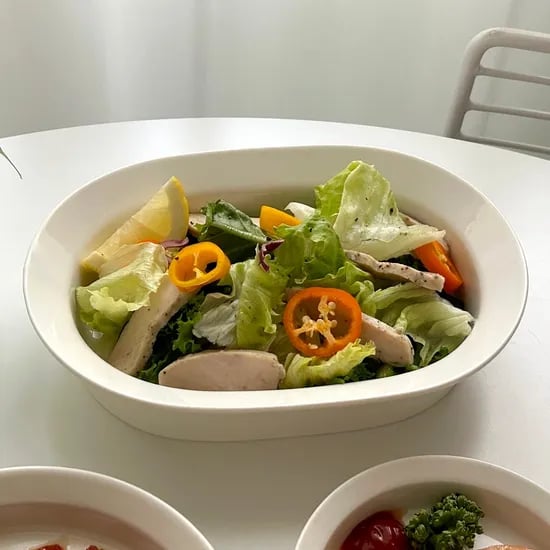 모던블랑 오벌볼 파스타 샐러드 브런치 그릇 한식기