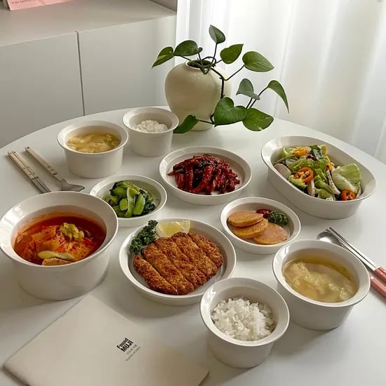 모던블랑 한식 2인식기 홈세트 10p 신혼 그릇 집들이