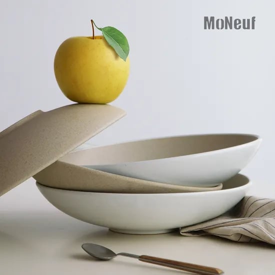 모네프 환원 도자기 노아 쿠프 23.5cm 파스타접시