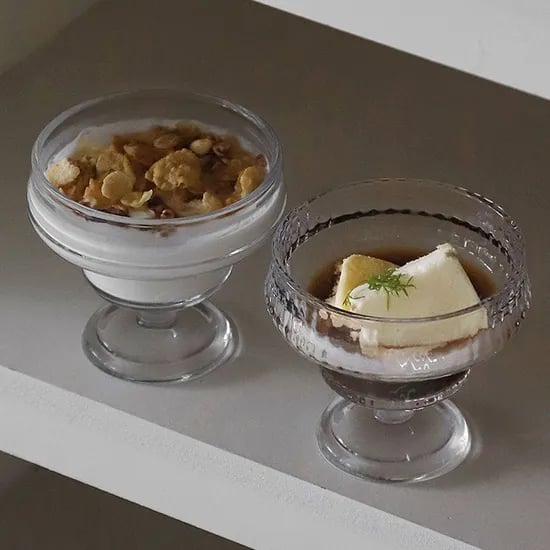 스텝 쿠페잔 고블렛 230ml 2p세트 유리컵 디저트볼 아이스크림볼 (선물포장)