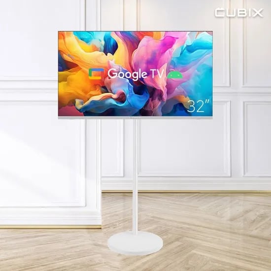 무빙큐빅스 화이트에디션 구글 스마트 32인치(81cm) HD TV 삼탠바이미