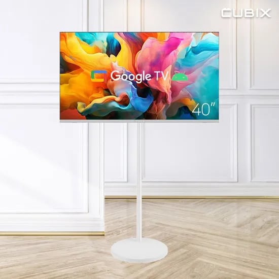 무빙큐빅스 화이트에디션 구글 스마트 40인치(101cm) FHD TV 삼탠바이미