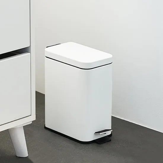 셀렉트 무소음 페달휴지통 5L(슬림사각)