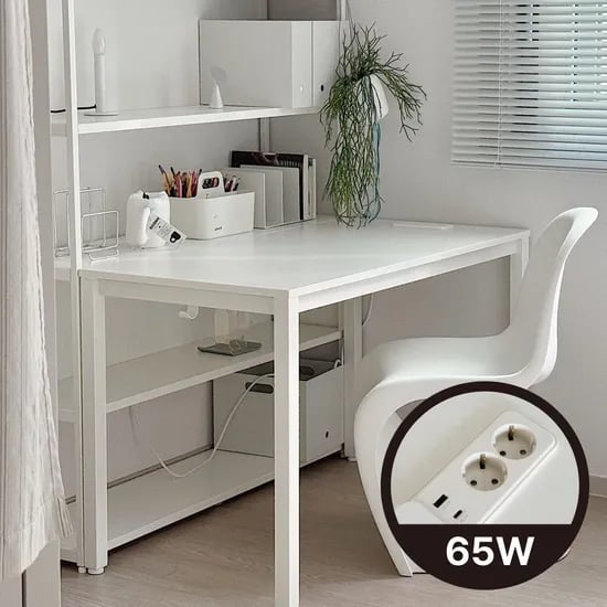 업그레이드! 초고속 65W USB C타입 콰트로 노트북 데스크 1000~1600size