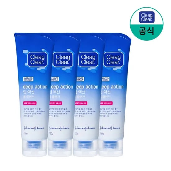딥 액션 폼클렌저 120gx4
