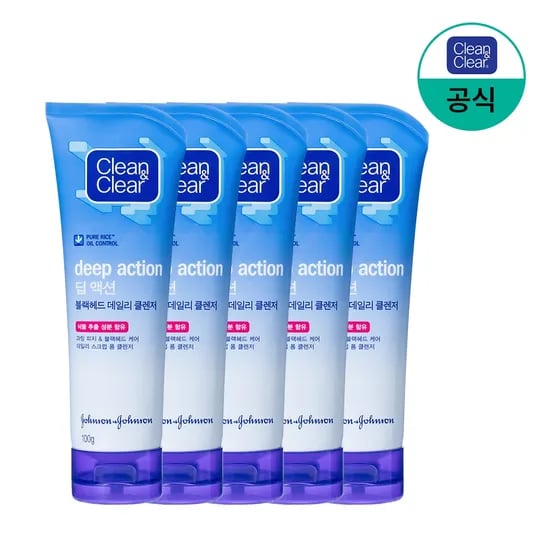 딥 액션 블랙헤드 데일리 클렌저 100gx5