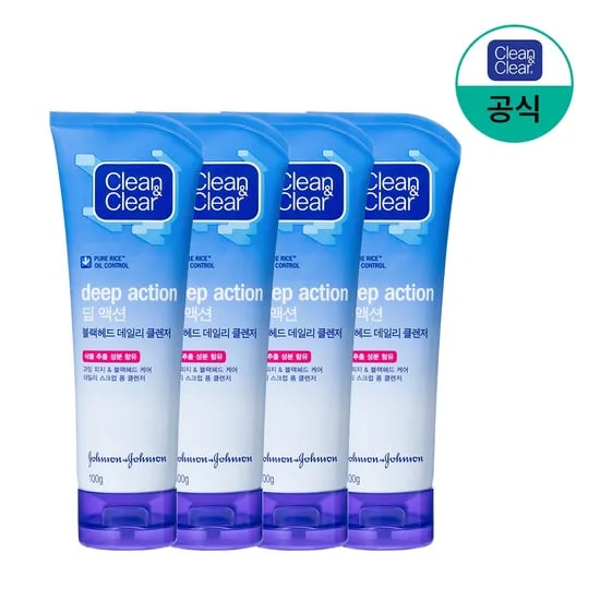 딥 액션 블랙헤드 데일리 클렌저 100gx4