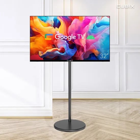 무빙큐빅스 블랙에디션 구글 스마트 32인치(81cm) HD TV 삼탠바이미