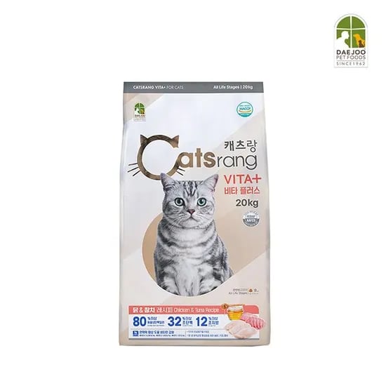 고양이사료 전연령용 비타플러스 20kg 점보