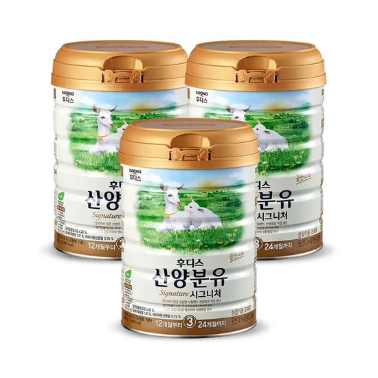 NEW 후디스 산양분유 시그니처 800g 3단계*3캔