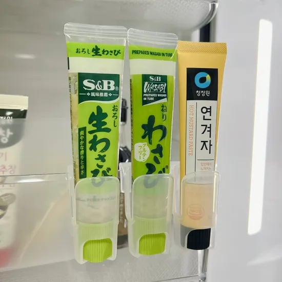 튜브홀더(3p) 냉장고 정리 소스 와사비 겨자 홀더